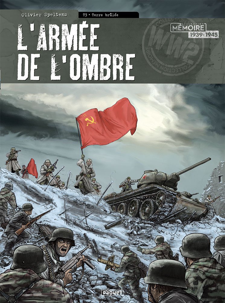jaquette livre L'Armée de l'Ombre, Tome 3 : Terre brulée