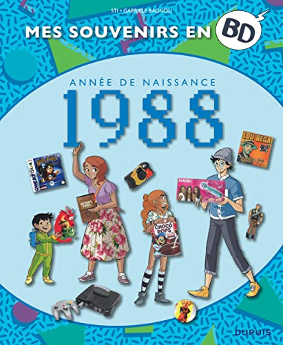 jaquette livre Mes Souvenirs En Bd - Année De Naissance 1988