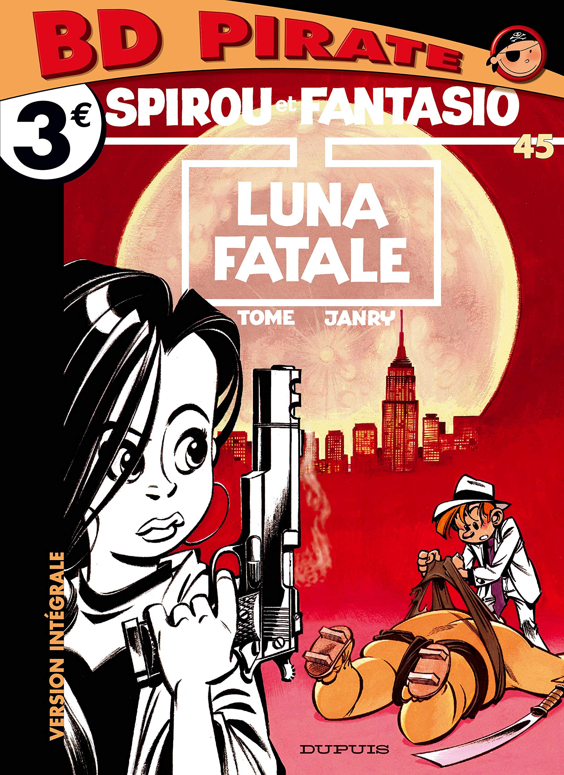 jaquette livre Spirou et Fantasio, Tome 45 : Luna fatale