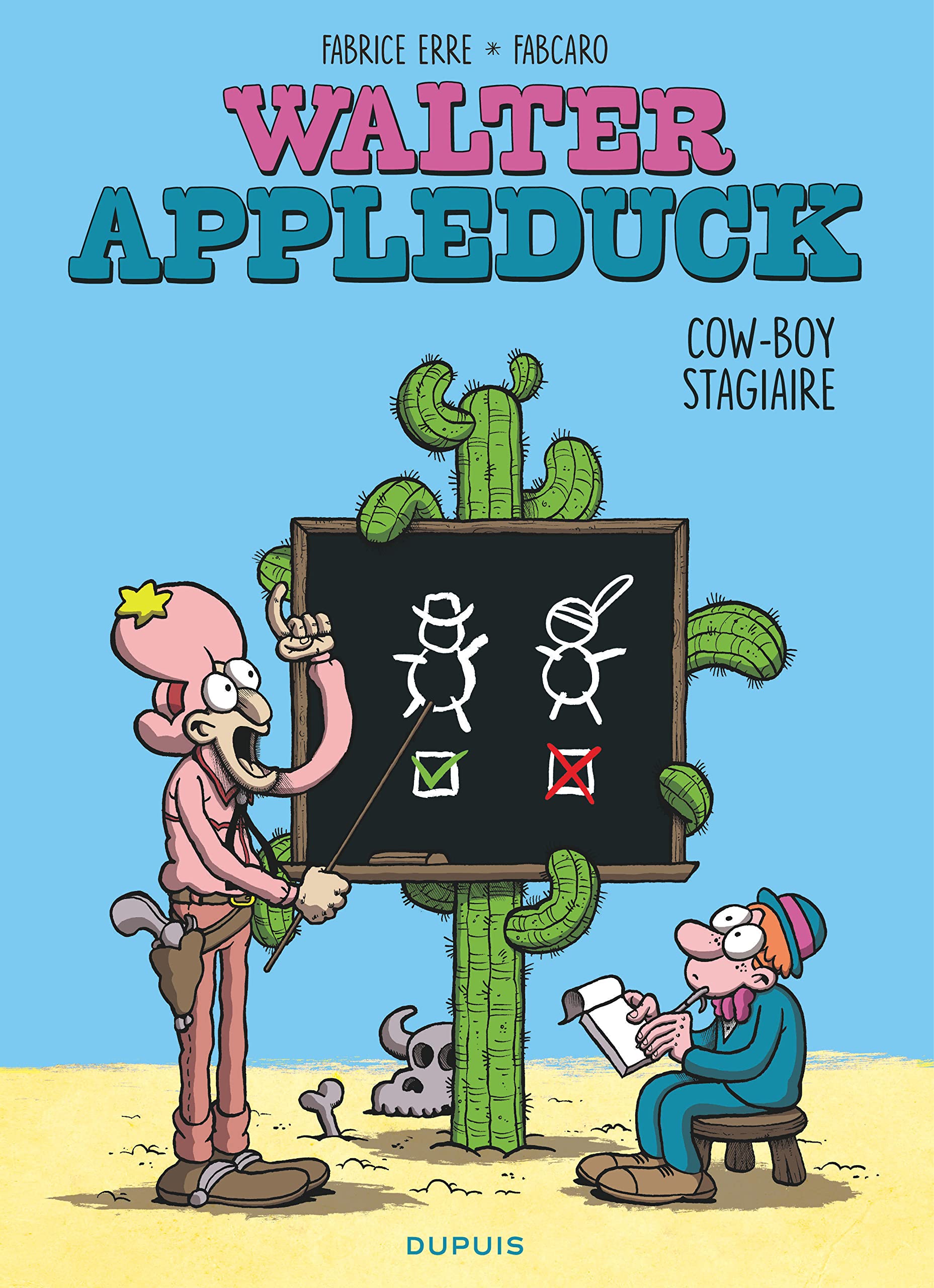 jaquette livre Walter Appleduck - tome 1 - Stagiaire Cowboy