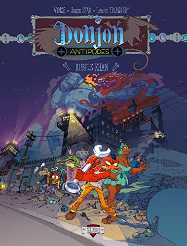 jaquette livre Donjon Antipodes Tome + 10 000 - Rubéus Khan