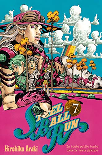 jaquette livre Jojo's bizarre adventure - Saison 7 - Steel Ball Run - Tome 7 : La toute petite tombe dans la vaste prairie