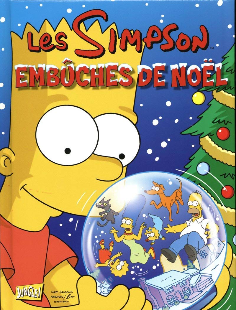 jaquette livre Les Simpson, Tome 1 : Embûches de Noël