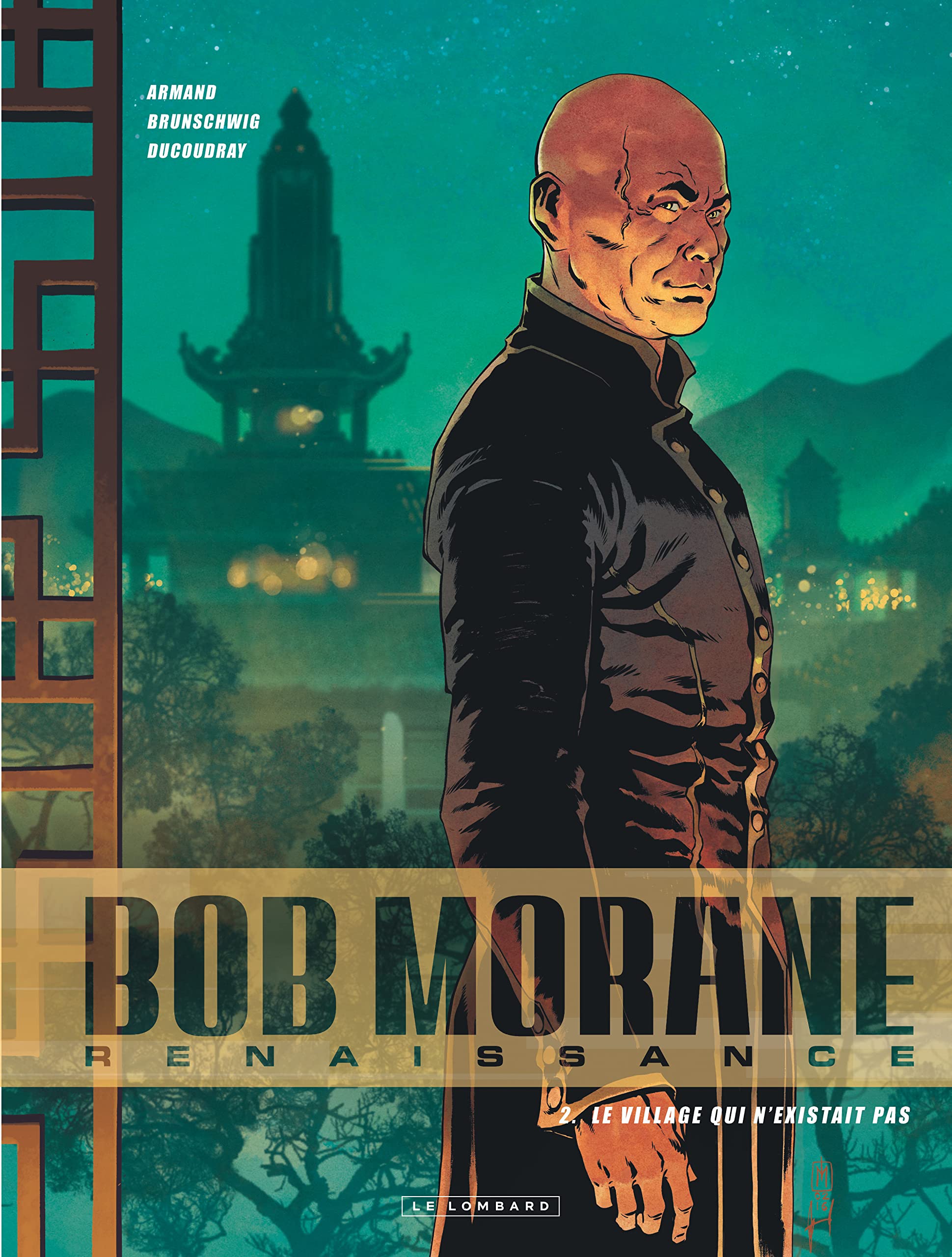 jaquette livre Bob Morane - Renaissance - tome 2 - Le Village qui n'existait pas