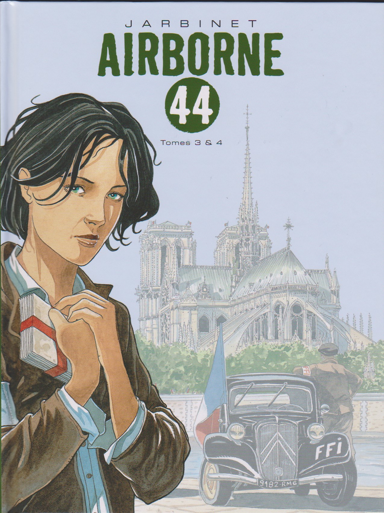 jaquette livre Airborne 44, intégrale des tomes 1 & 2. Là où tombent les hommes / Demain sera sans nous