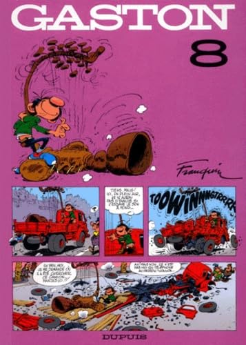 jaquette livre Gaston Tome 8
