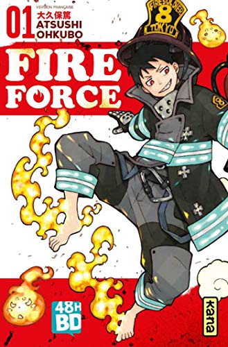 jaquette livre Fire Force Tome 1 - 48h Bd 2020