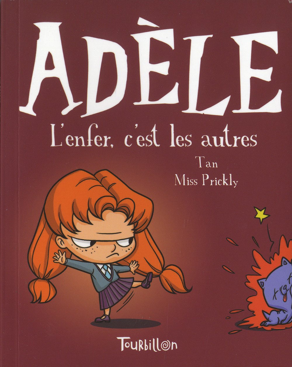 jaquette livre Mortelle Adèle, Tome 2 : L'enfer, c'est les autres