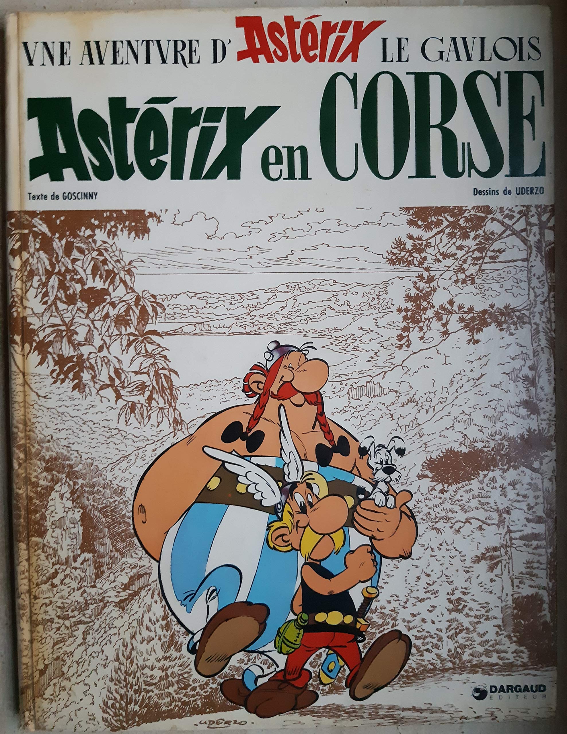 jaquette livre Asterix En Corse