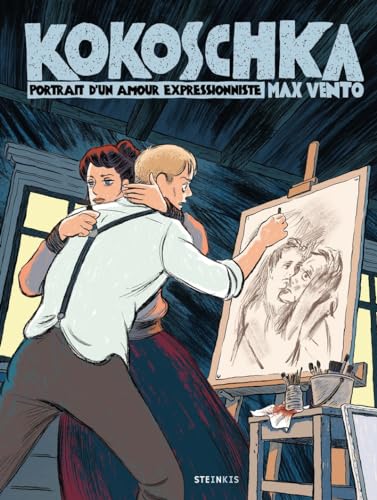 jaquette livre Kokoschka - Portrait D'un Amour Expressionniste
