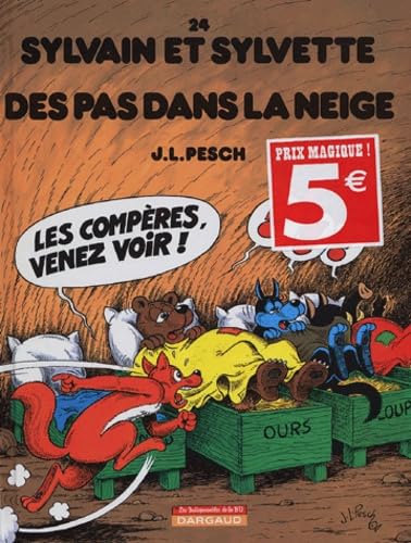 jaquette livre Sylvain Et Sylvette Tome 24 - Des Pas Dans La Neige