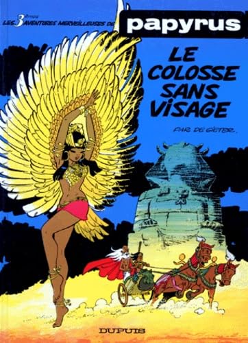 jaquette livre Papyrus Tome 3 - Le Colosse Sans Visage