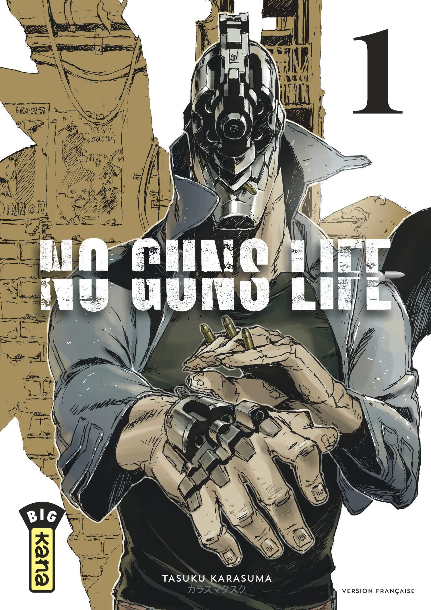 jaquette livre No Guns life, tome 1