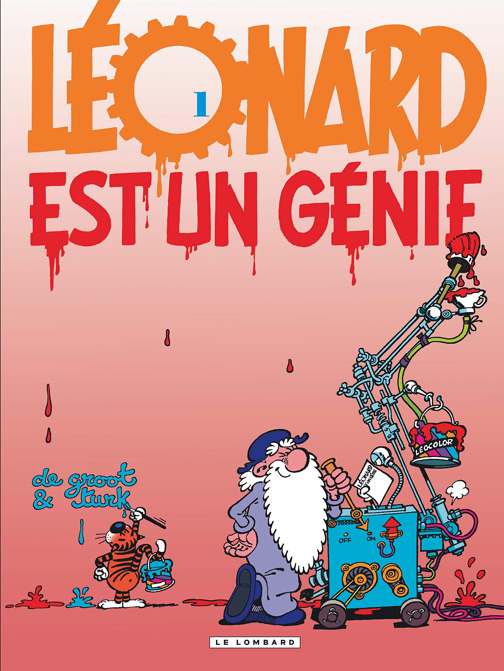 jaquette livre Léonard, tome 1 : Léonard est un génie
