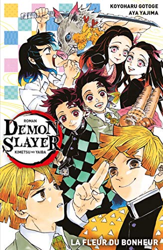 jaquette livre Demon Slayer - Roman - Tome 1 : La fleur du bonheur