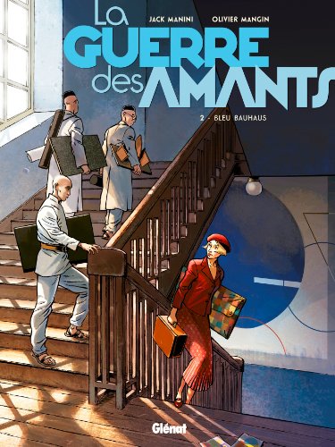jaquette livre La Guerre Des Amants Tome 2 - Bleu Bauhaus