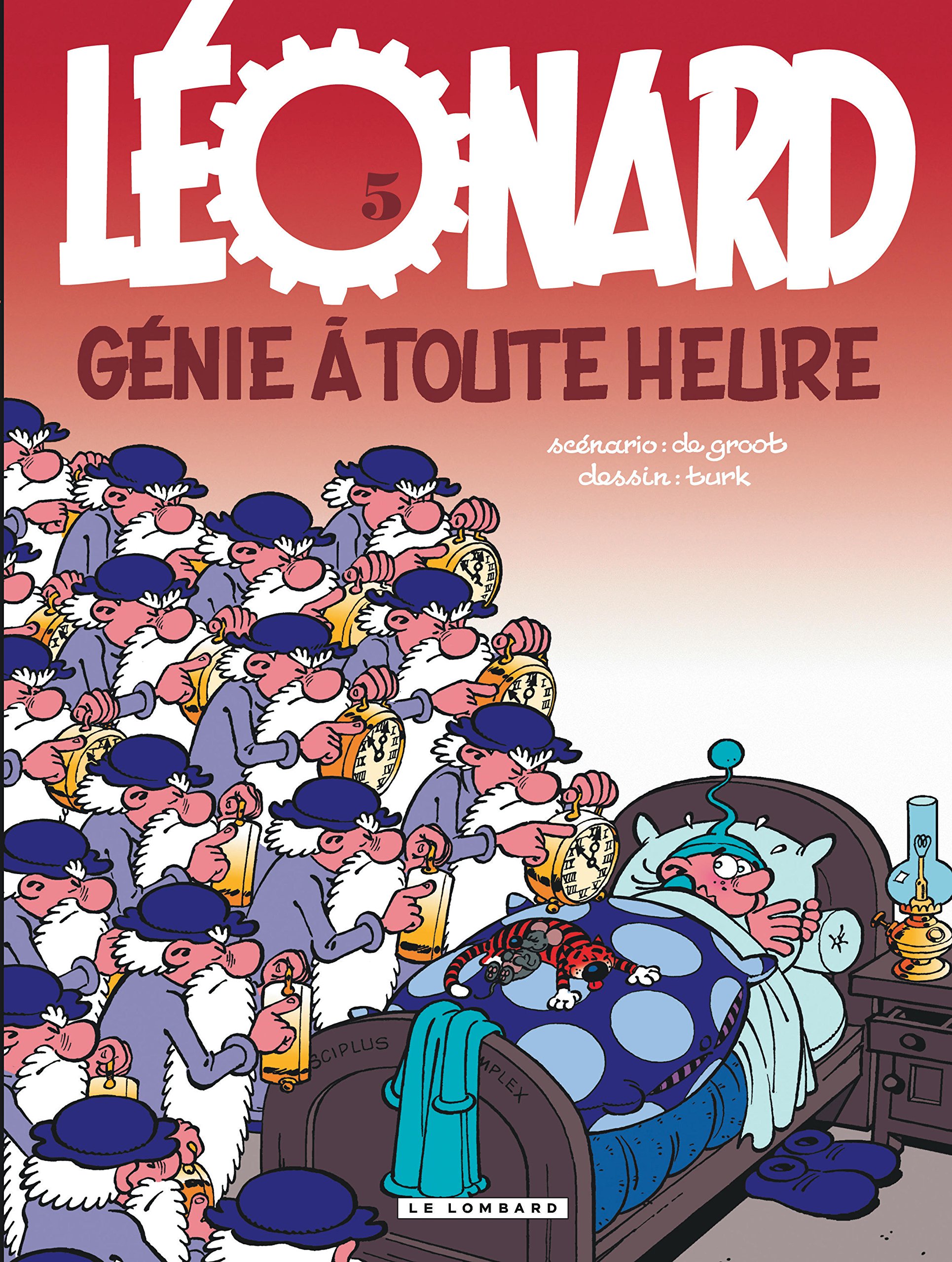 jaquette livre Léonard, tome 5 : Génie a toute heure