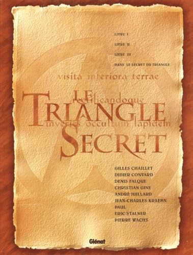 jaquette livre Le Triangle Secret - Coffret En 4 Volumes : Tome 1, Le Testament Du Fou - Tome 2, Le Jeune Homme Au Suaire - Tome 3, De Cendre Et D'or - Dans Le Secret Du Triangle