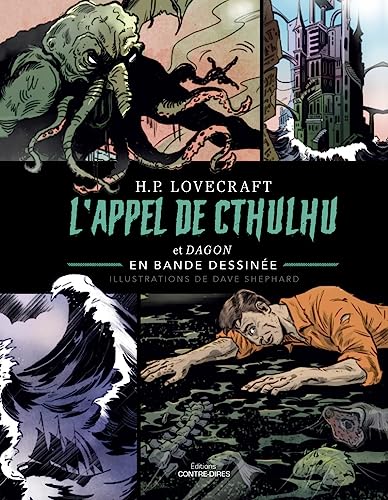 jaquette livre L'appel De Cthulhu Et Dagon En Bande Dessinée