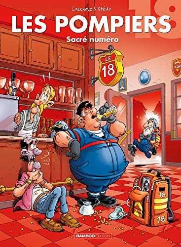 jaquette livre Les Pompiers Tome 18 - Sacré Numéro
