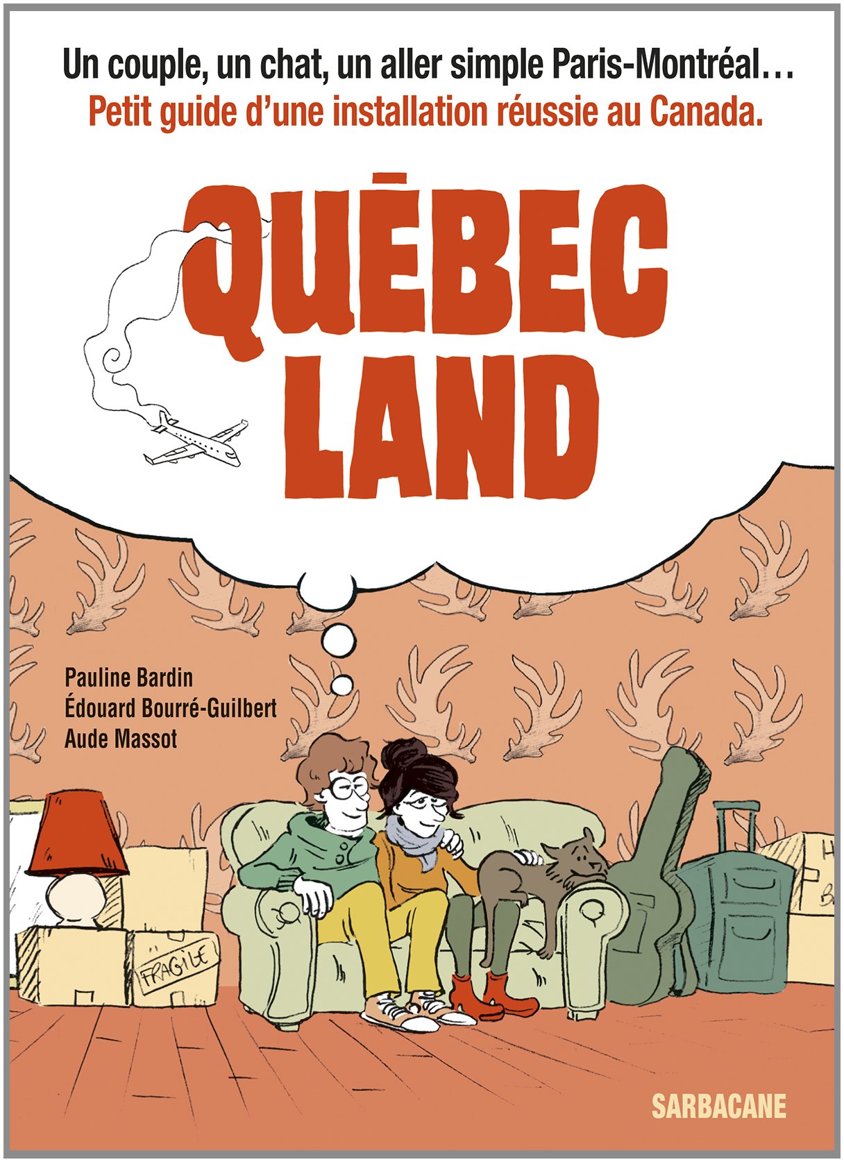 jaquette livre Québec land