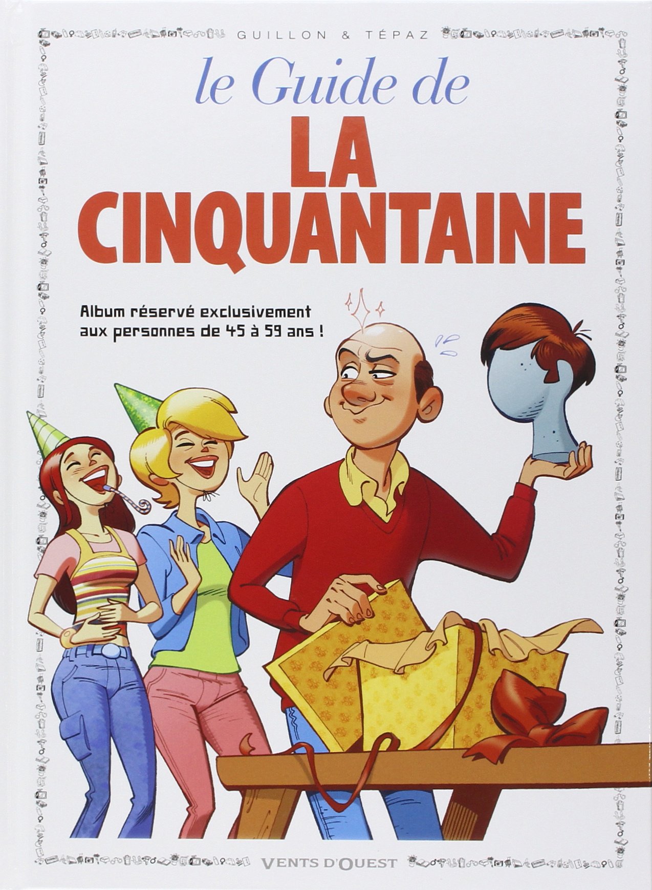 jaquette livre Le guide de la cinquantaine