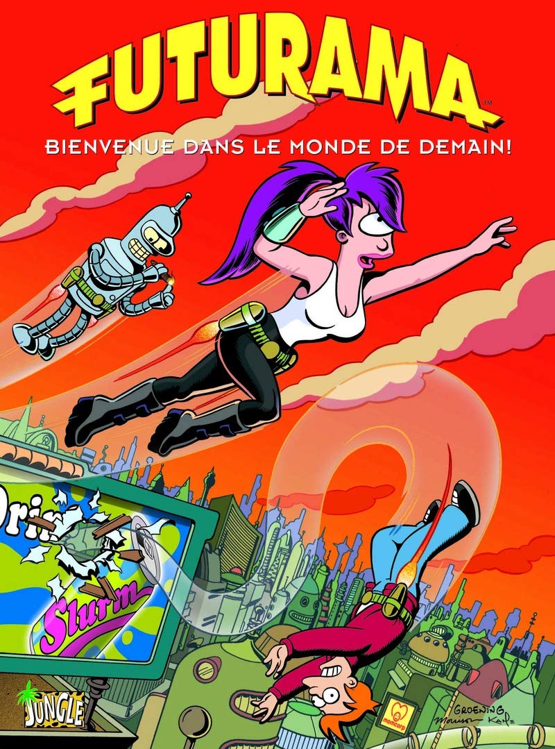 jaquette livre Futurama, Tome 1 : Bienvenue dans le monde de demain