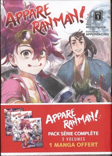 jaquette livre Appare Ranman ! - Pack En 3 Volumes : Tomes 1 À 3 - Dont 1 Tome Offert