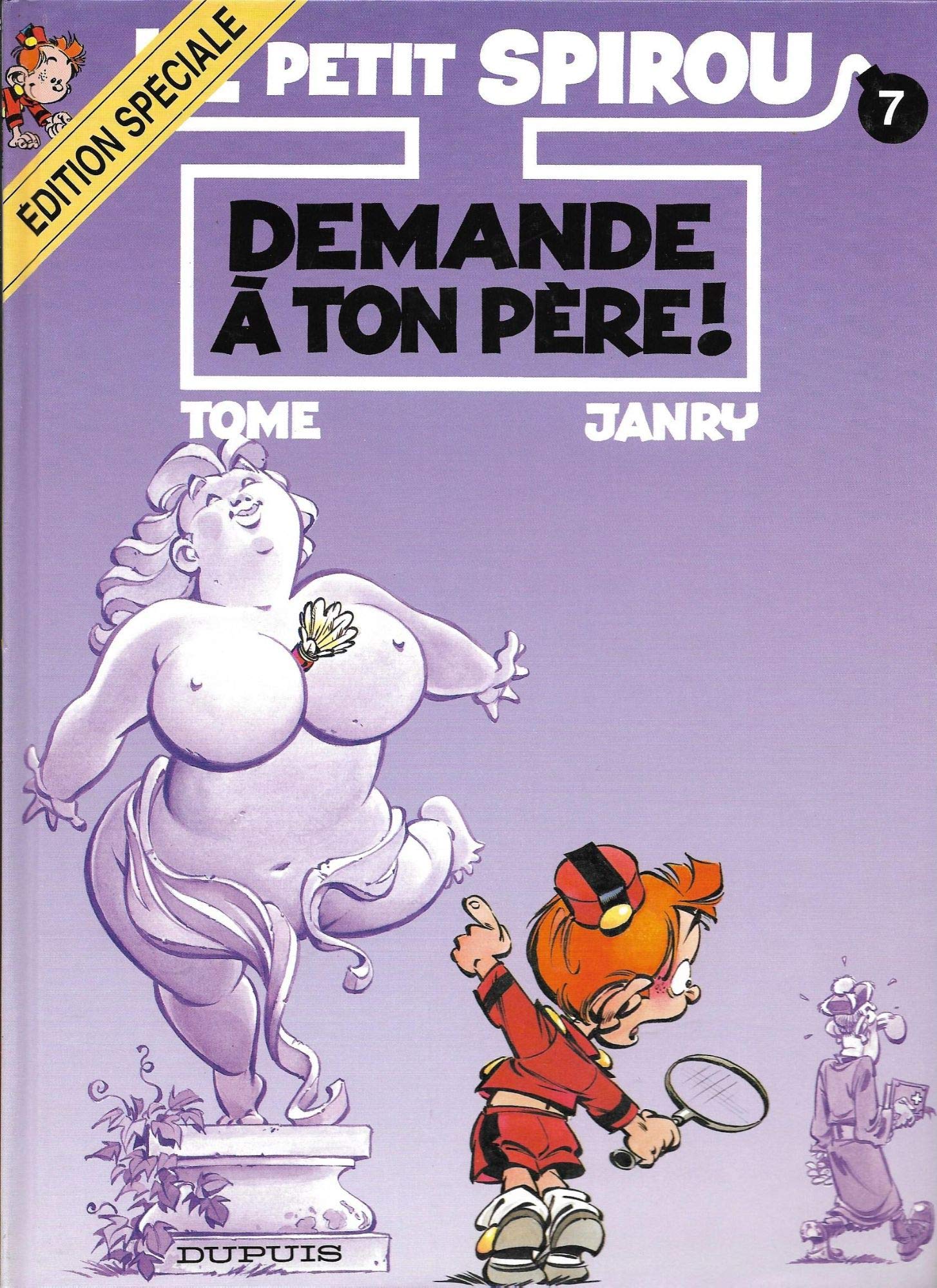 jaquette livre Le petit spirou n07 demande a ton pere c