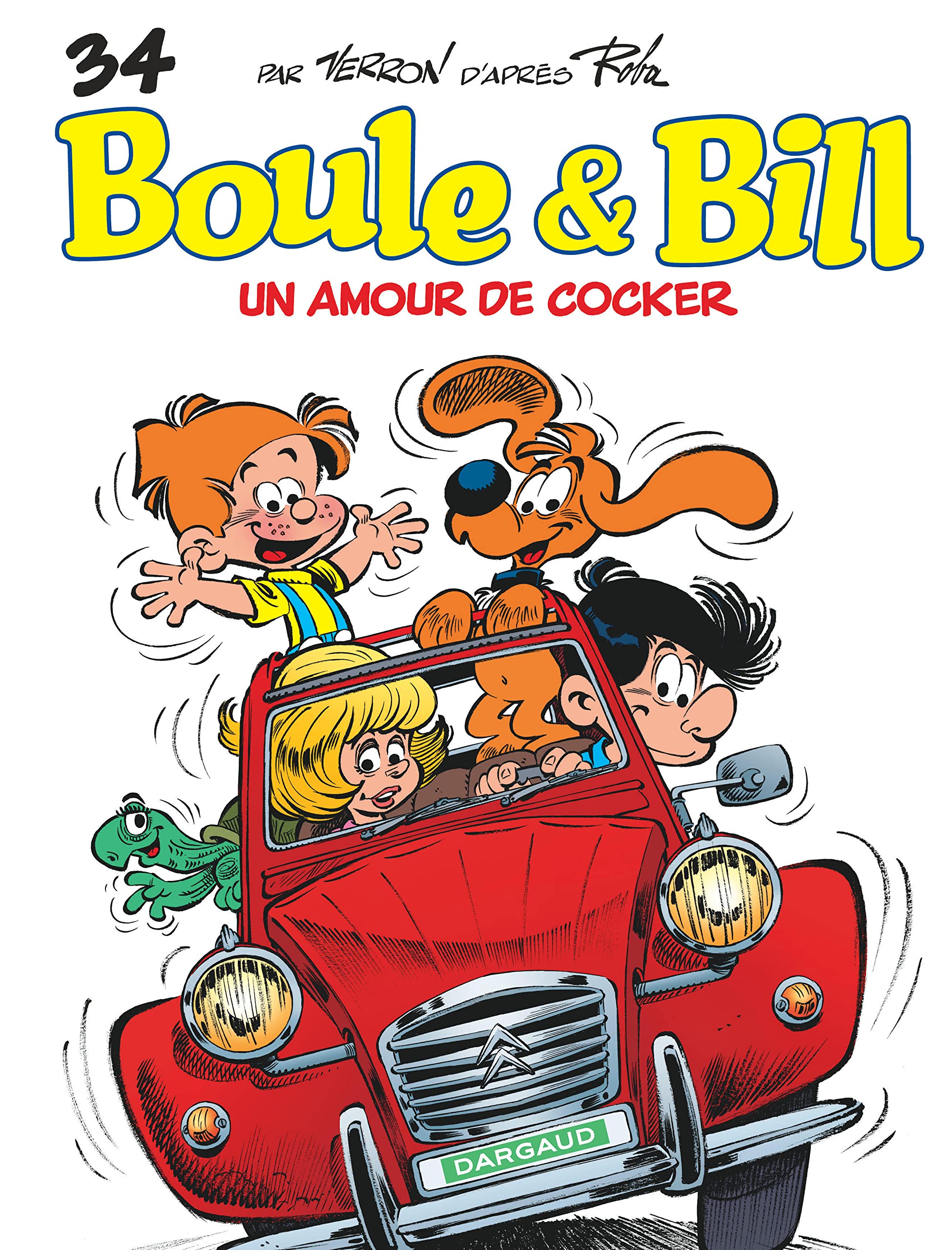 jaquette livre Boule & Bill, tome 34 : Un amour de cocker