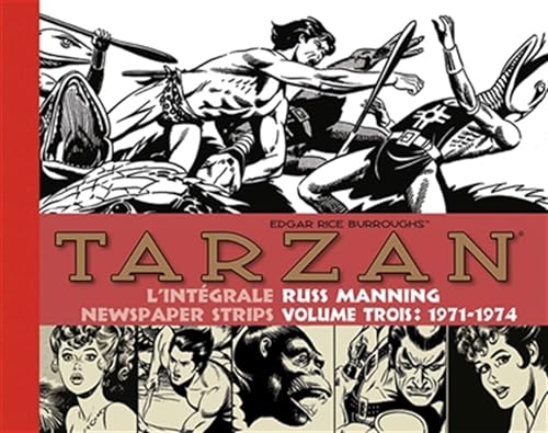jaquette livre Tarzan L'intégrale Des Newspaper Strips Volume 3 - 1971-1974