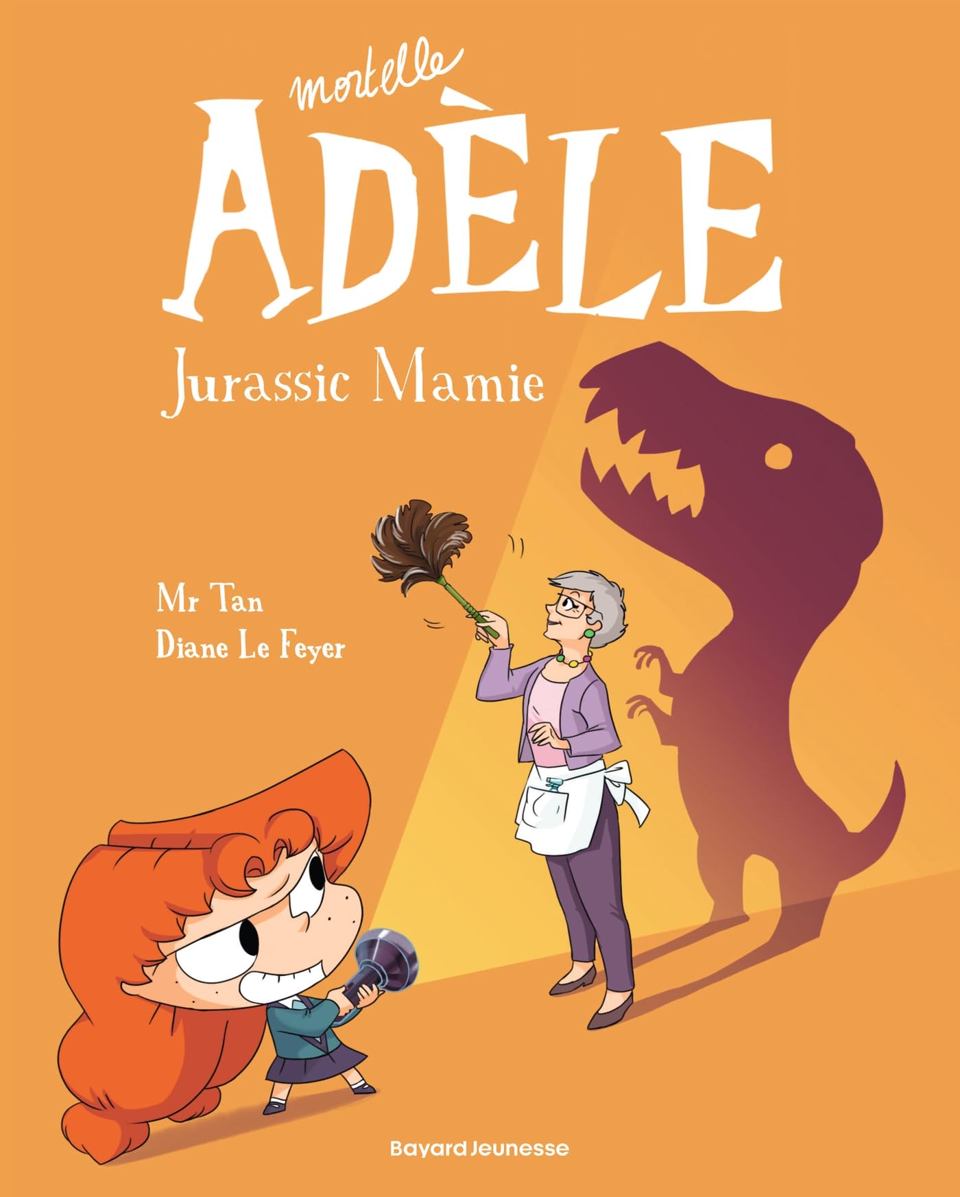 jaquette livre Mortelle Adèle, Tome 16: Jurassic Mamie