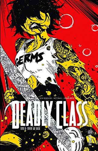 jaquette livre Deadly Class Tome 8 - Never Go Back