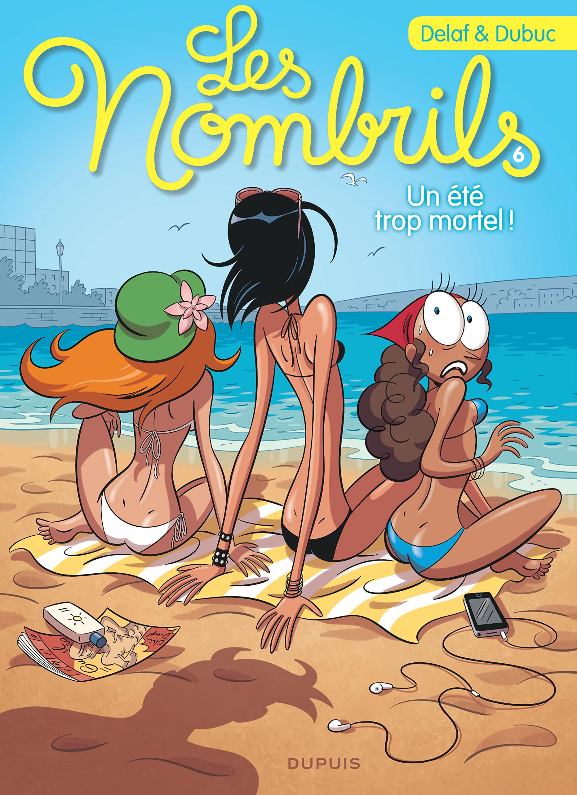 jaquette livre Les Nombrils - tome 6 - Un été trop mortel