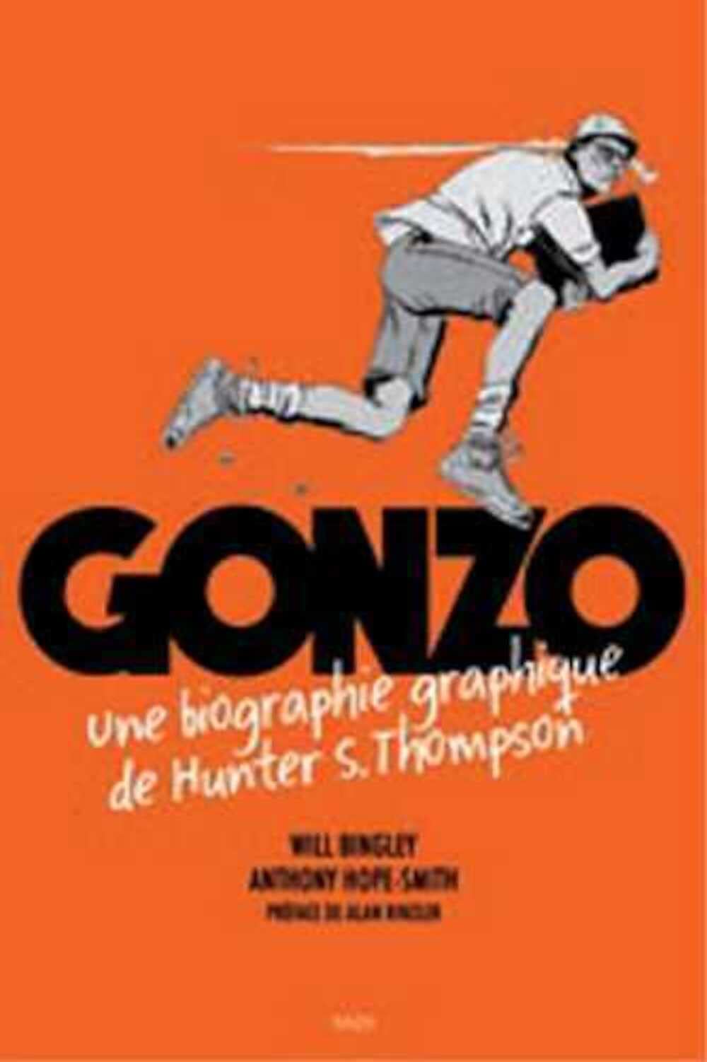 jaquette livre Gonzo. Une biographie graphique de Hunter S. Thompson