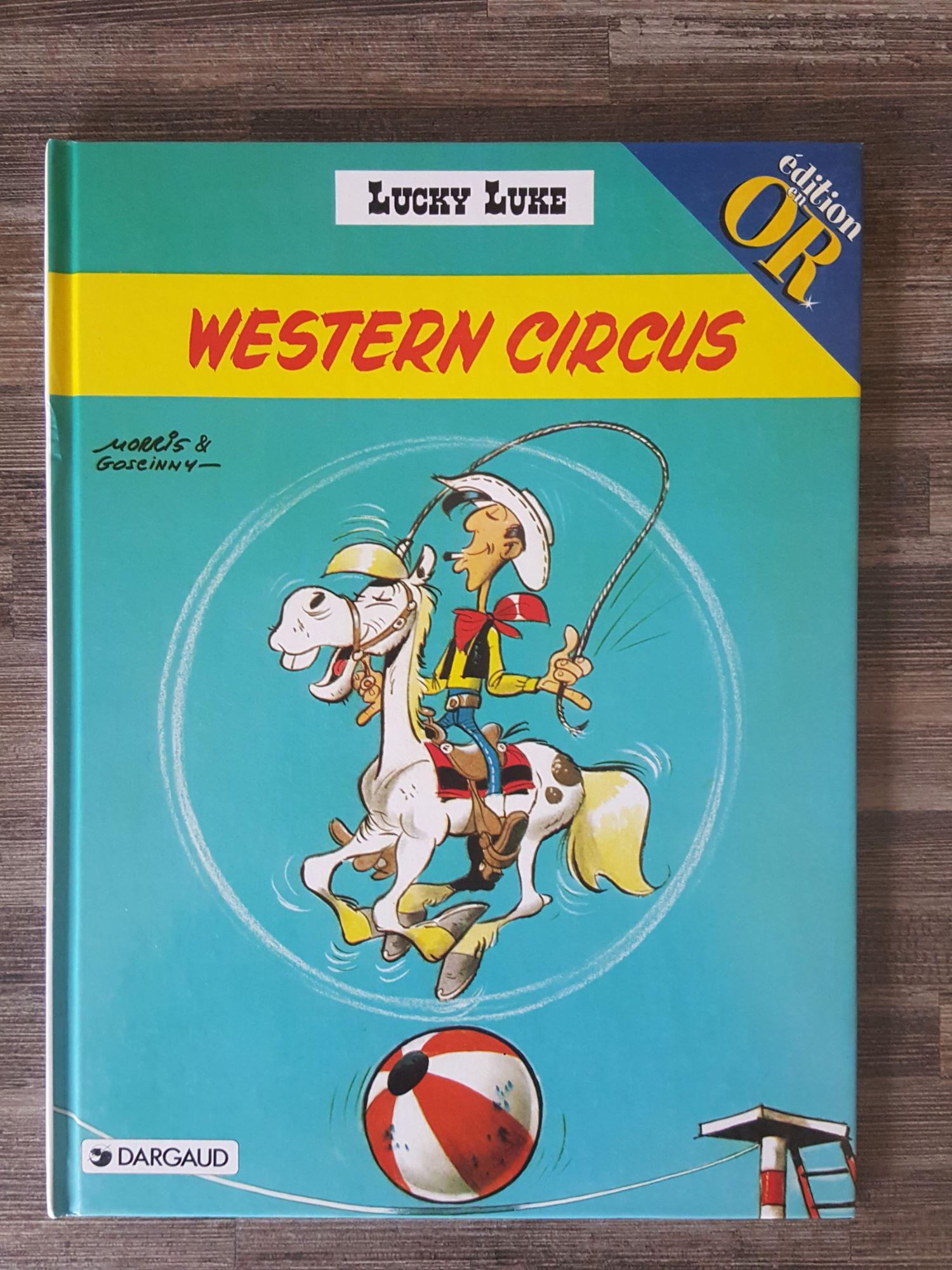 jaquette livre Lucky Luke - Western Circus