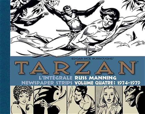 jaquette livre Tarzan L'intégrale Des Newspaper Strips Volume 4 - 1974-1979 - Avec Coffret Offert