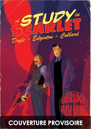 jaquette livre Les Aventures Illustrées De Sherlock Holmes - Une Étude En Rouge