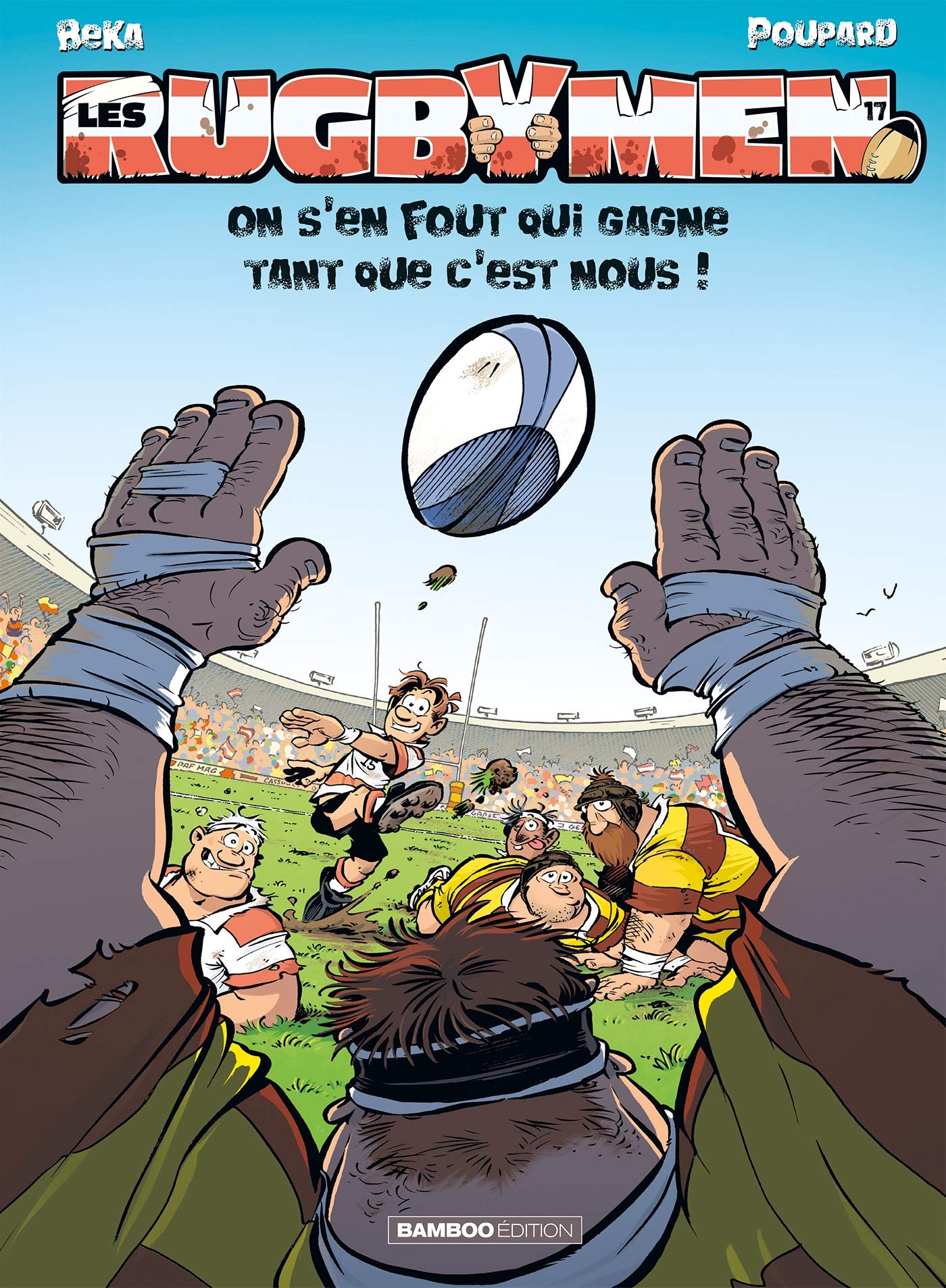 jaquette livre Les Rugbymen - Tome 17