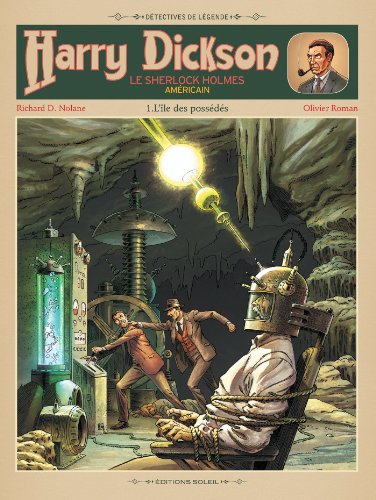 jaquette livre Harry Dickson Tome 1 - L'ile Des Possédés