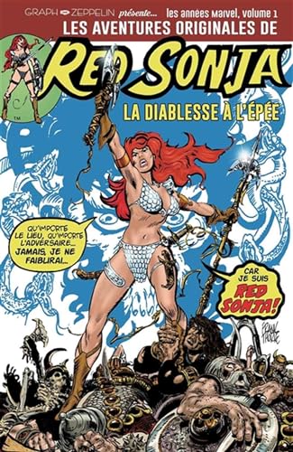 jaquette livre Les Aventures Originales De Red Sonja Tome 1 - Les Années Marvel - 1975-1976