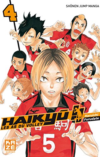 jaquette livre Haikyu !! - Les as du volley ball - Tome 4 : Rivaux