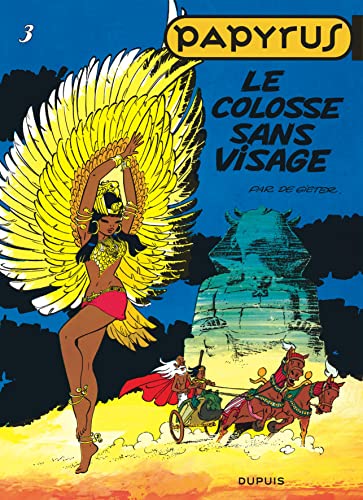 jaquette livre Papyrus Tome 3 - Le Colosse Sans Visage