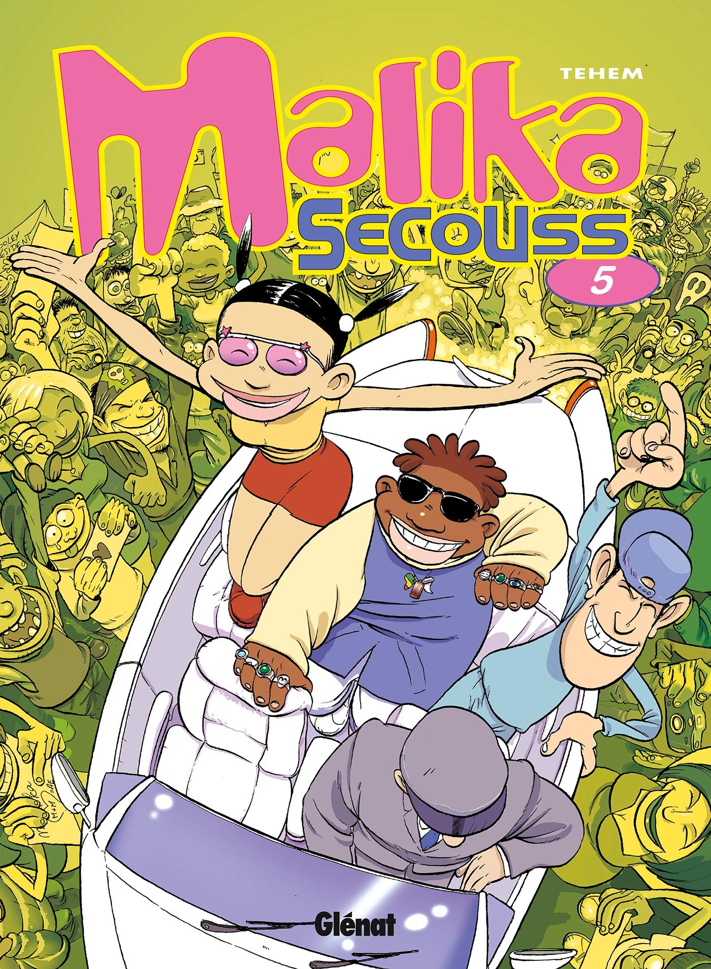 jaquette livre Malika Secouss, Tome 5 : Fais pas ta star