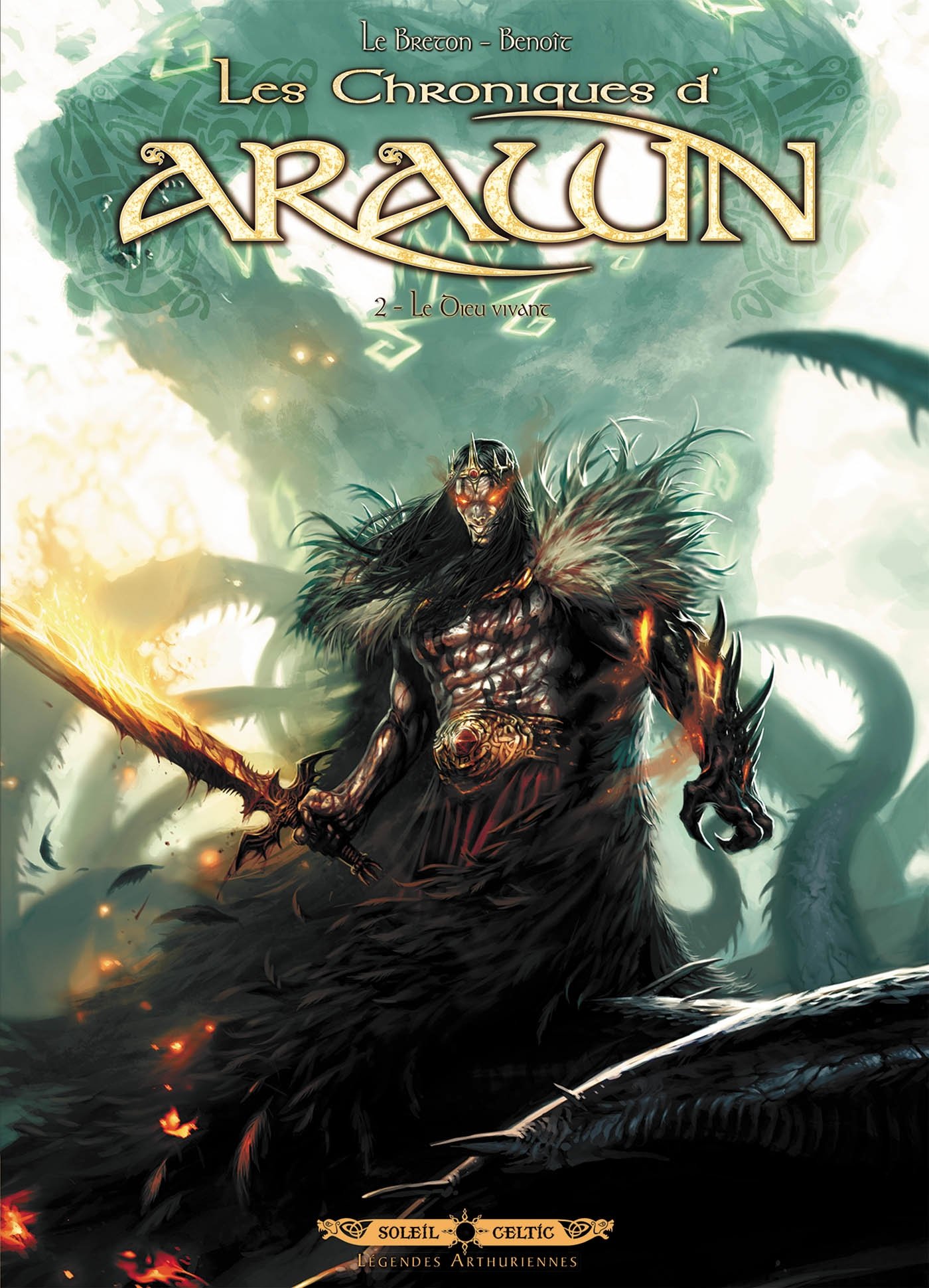 jaquette livre Les Chroniques d'Arawn T02: Le Dieu vivant