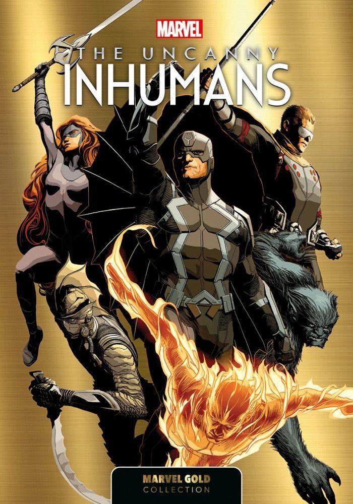 jaquette livre MARVEL GOLD. VOL. 3. THE UNCANNY INHUMANS
