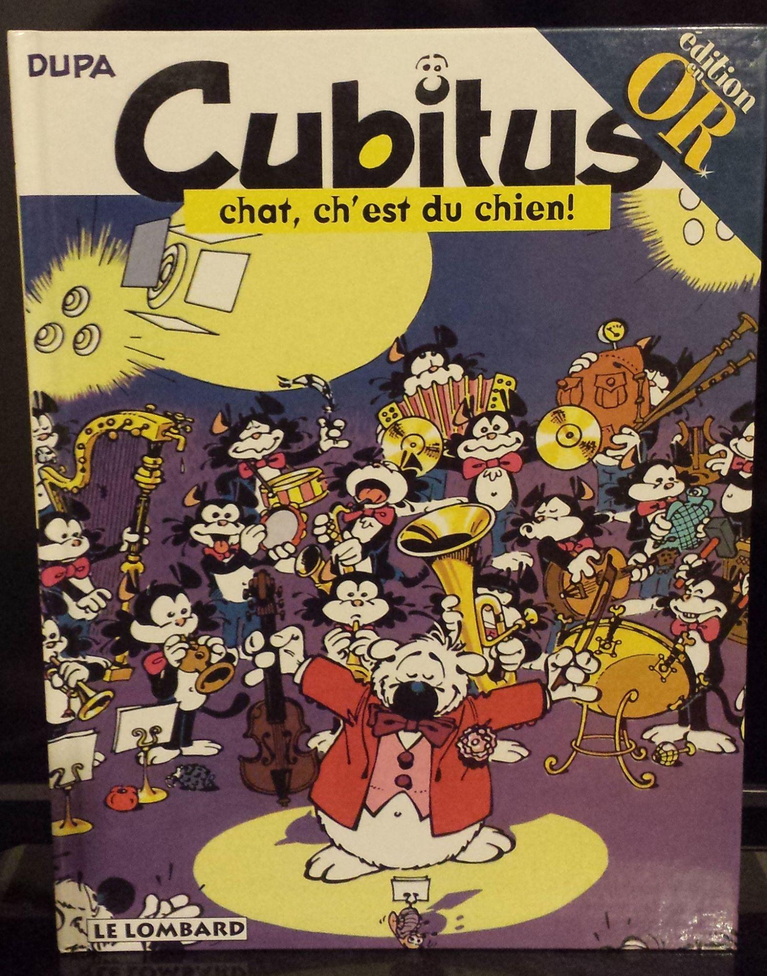 jaquette livre cubitus chat ch'est du chien