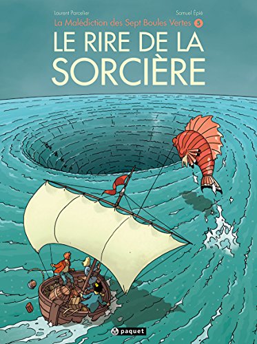 jaquette livre La Malédiction Des Sept Boules Vertes Tome 5 - Le Rire De La Sorcière