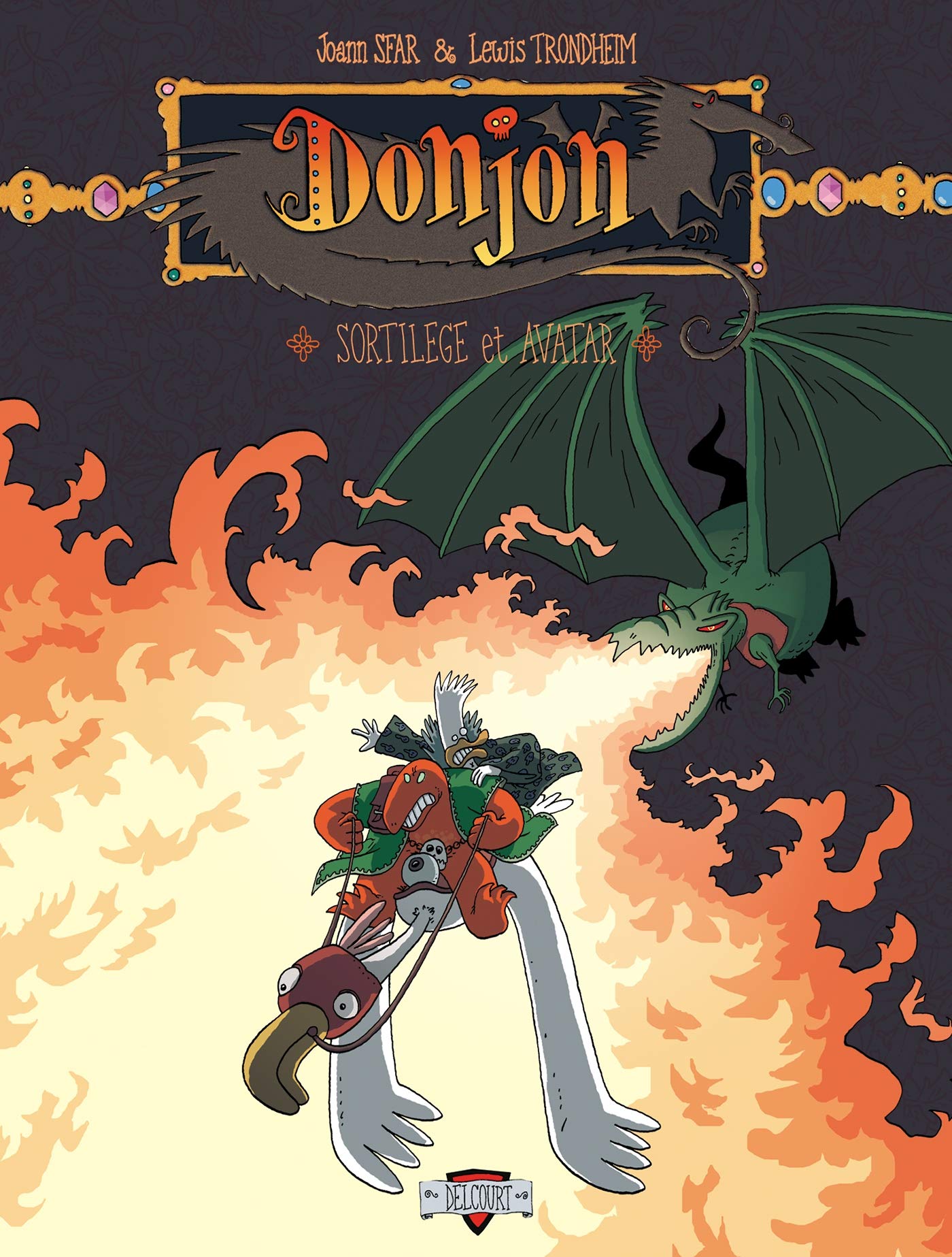 jaquette livre Donjon Zénith, tome 4 : Sortilège et avatar