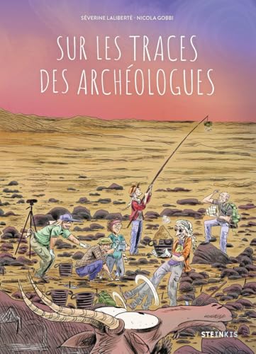 jaquette livre Sur Les Traces Des Archéologues